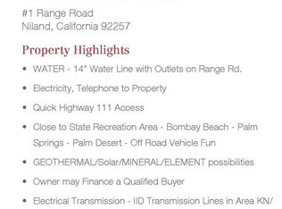 1 Range Rd, Salton Sea, CA 92257