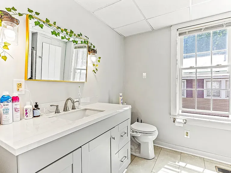 First-floor bathroom.