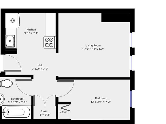 2nd image of 643 E 9th St APT 1B