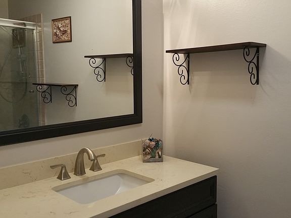 bathroom in the hallway