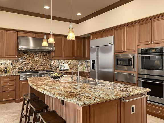 Kitchen and 8' center island