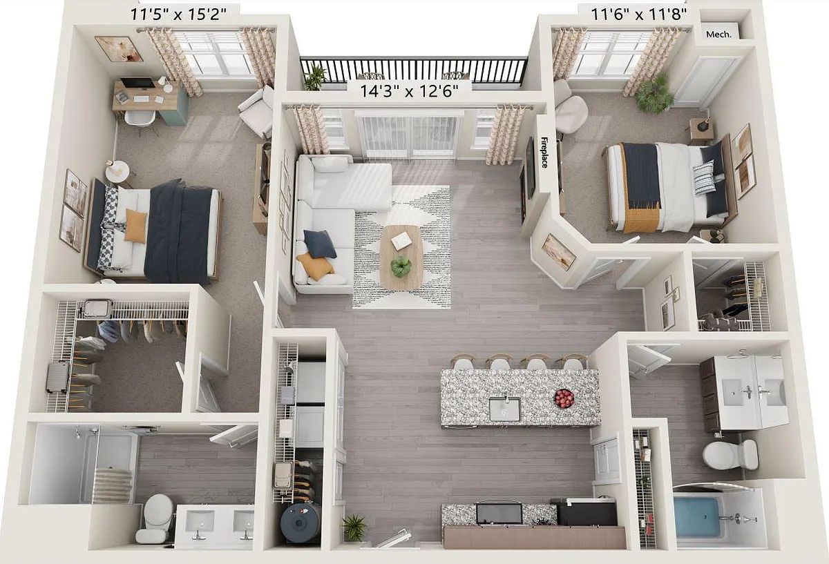 Floor plan Warwick