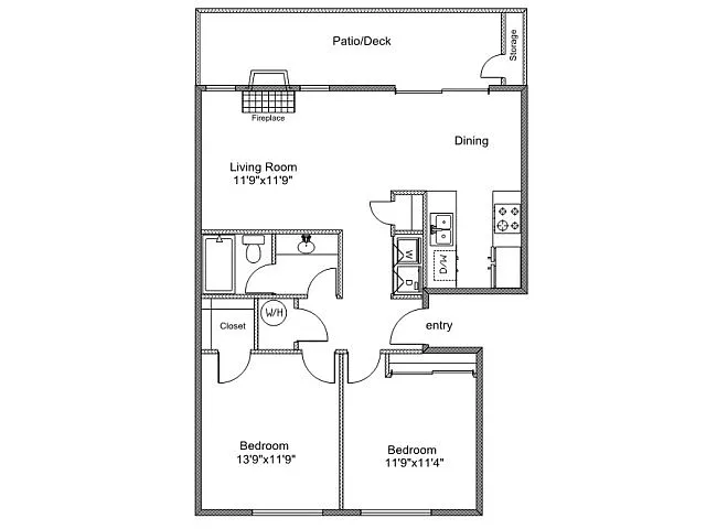 Floor plan Beringer