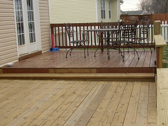 Extra large deck