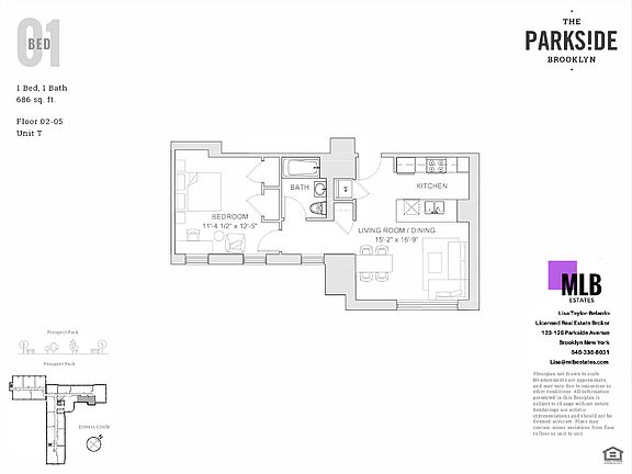 2nd image of 123 Parkside Ave APT 4T