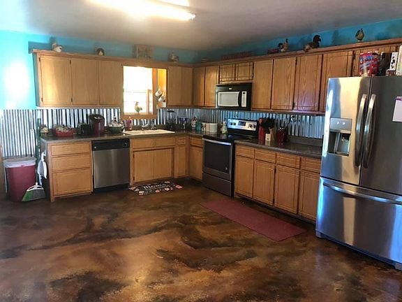 All wood cabinets!
