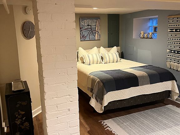 Bedroom with the worlds coziest bed