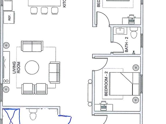 lay out - 4bed, 2bath