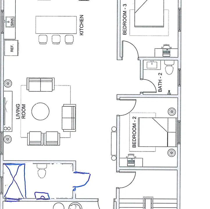 lay out - 4bed, 2bath