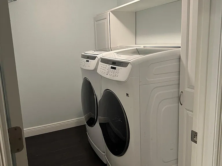 Laundry room.