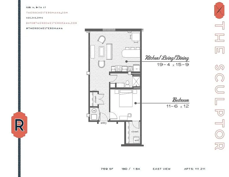 Floor plan The Sculptor
