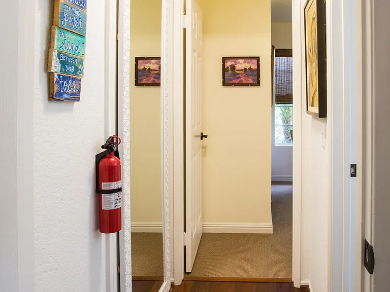 Hallway to bedroom.