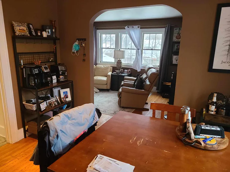 Dining room looking toward living room