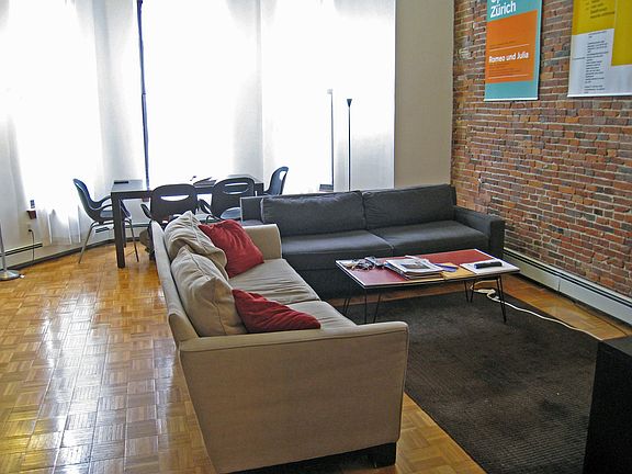 Brick and Parquet Interior