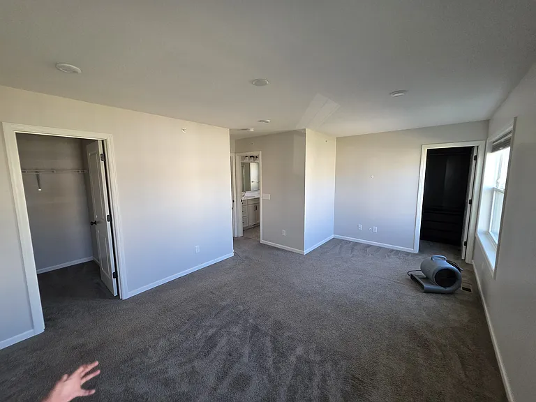 Owners Suite with 2 Closets
