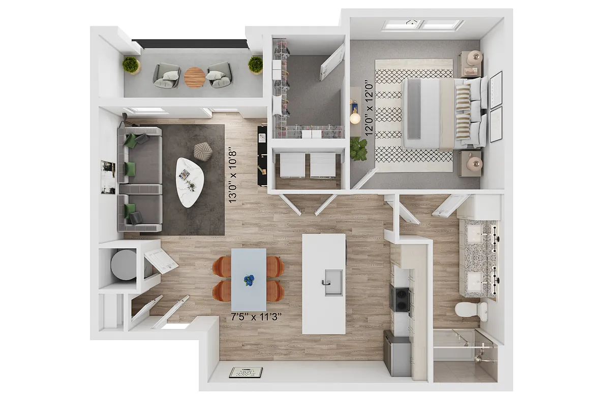 Floor plan A2(b)