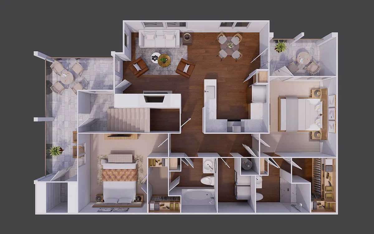 Floor plan Hallette