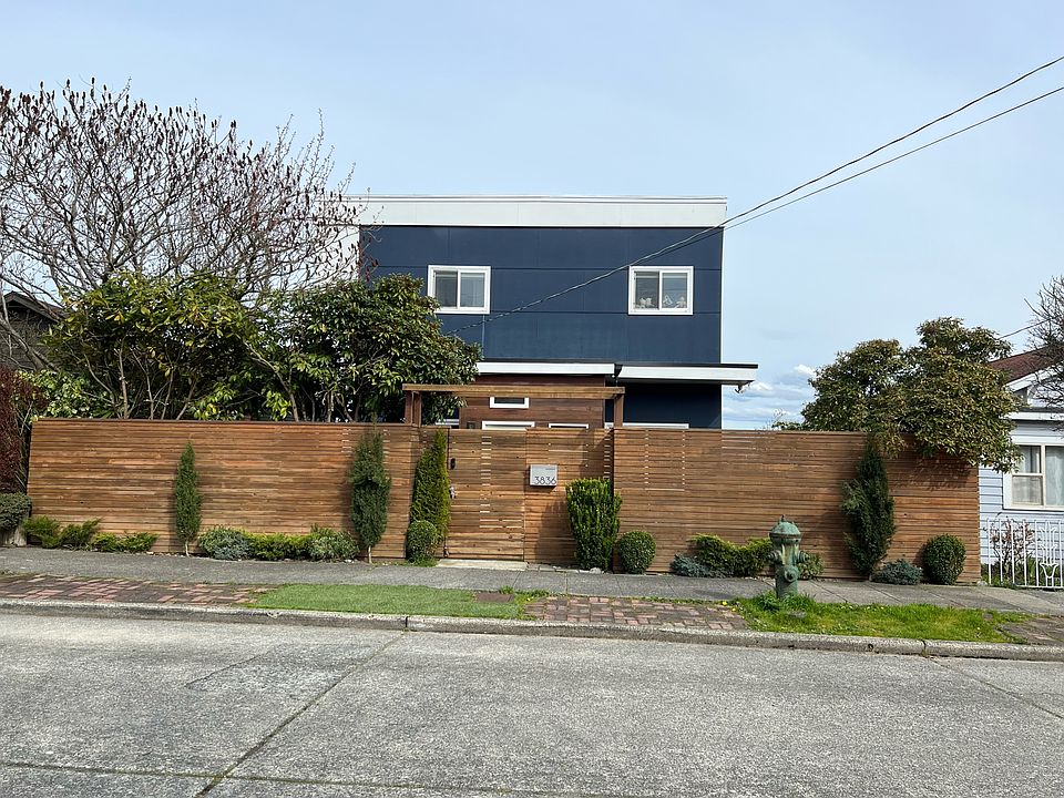 Fenced front yard