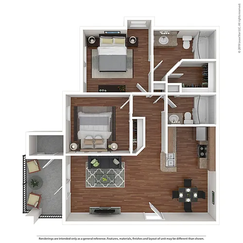 Floor plan B2-E