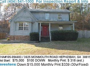 3625 Monmouth Rd, Hephzibah, GA 30815