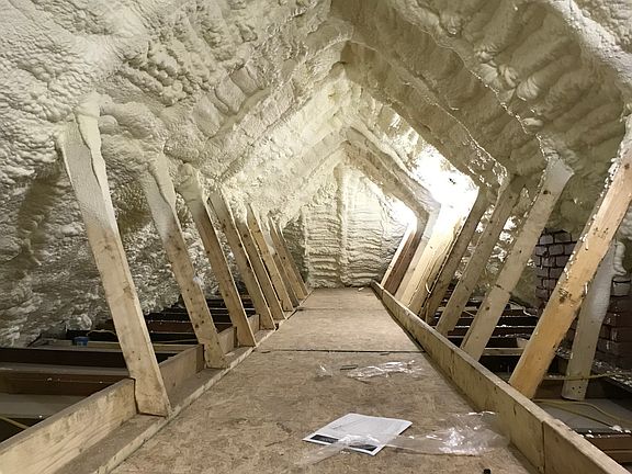 STORAGE SPACE ABOVE ATTIC