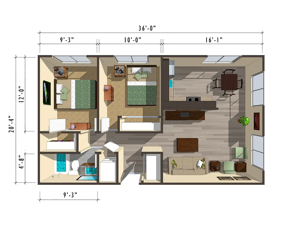 Floor plan Floor Plan B2