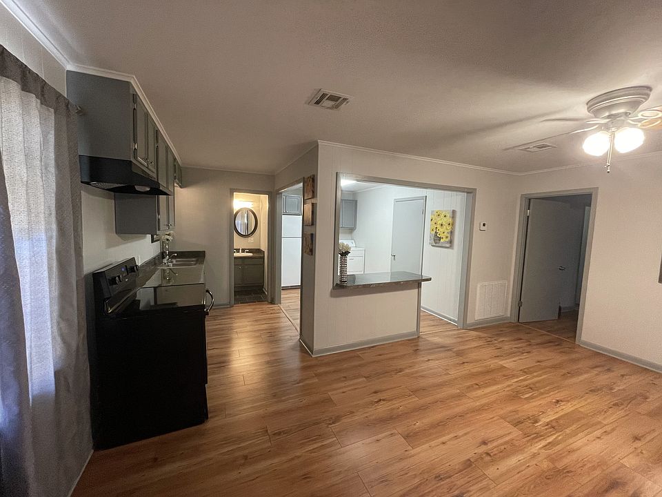 Living room, kitchen