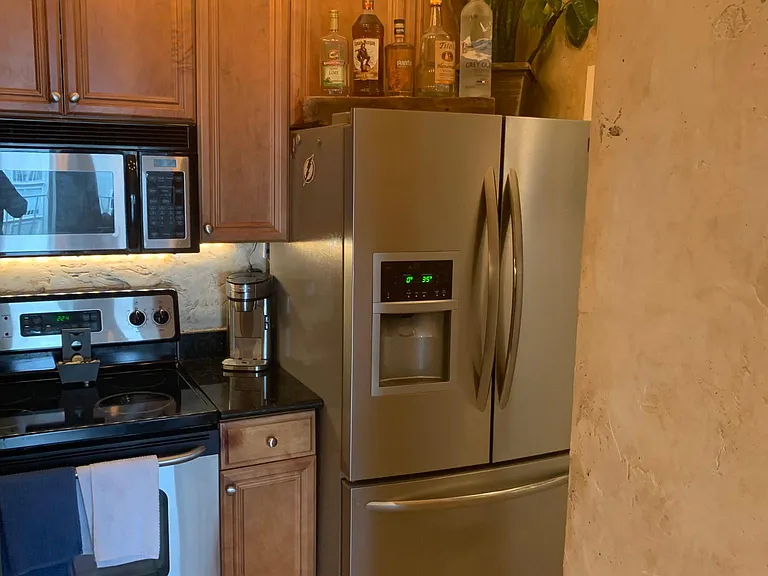 Large Fridge With French Doors and Drawer Freezer