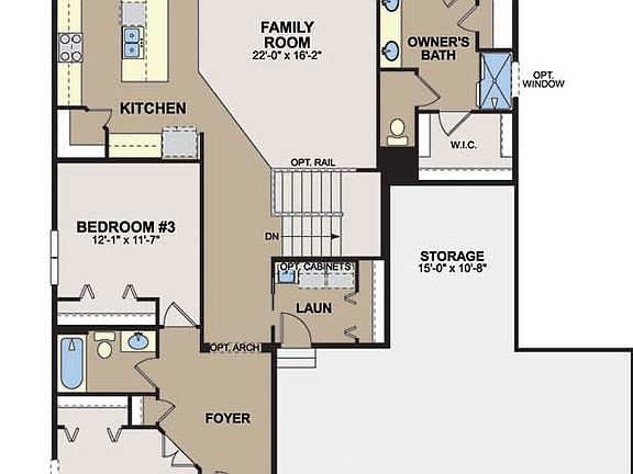 Sycamore 3-Car First Floor