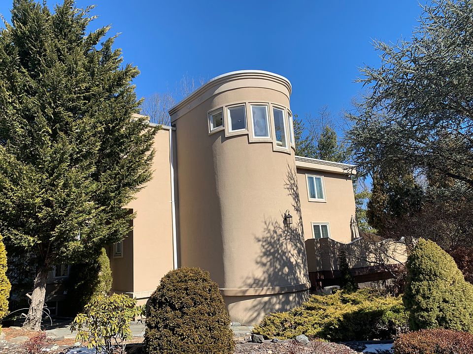 Front Exterior _ Distinctive Curved Turret Architecture