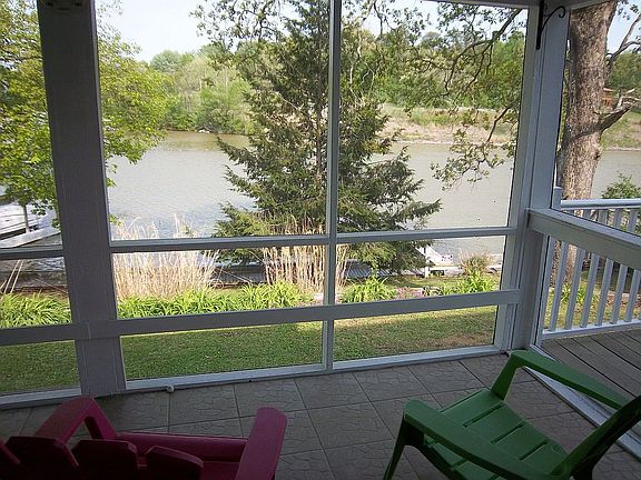 View from screened-in-porch