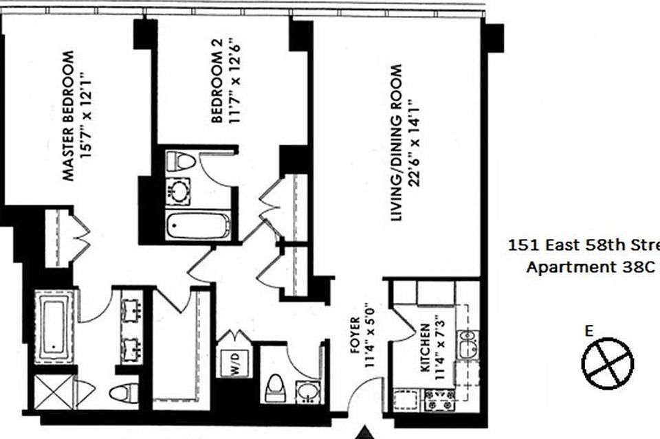 1st image of 151 E 58th St APT 38C