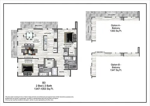 Floor plan B3