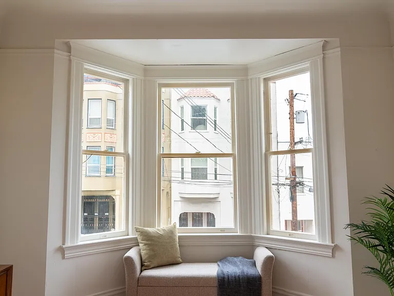 Bedroom #1 , Bay windows provide great natural light.