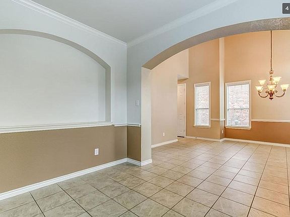 Living room and dining room