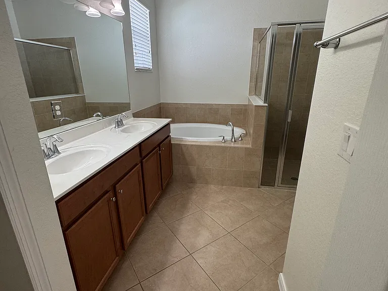 Master Bath dual sinks