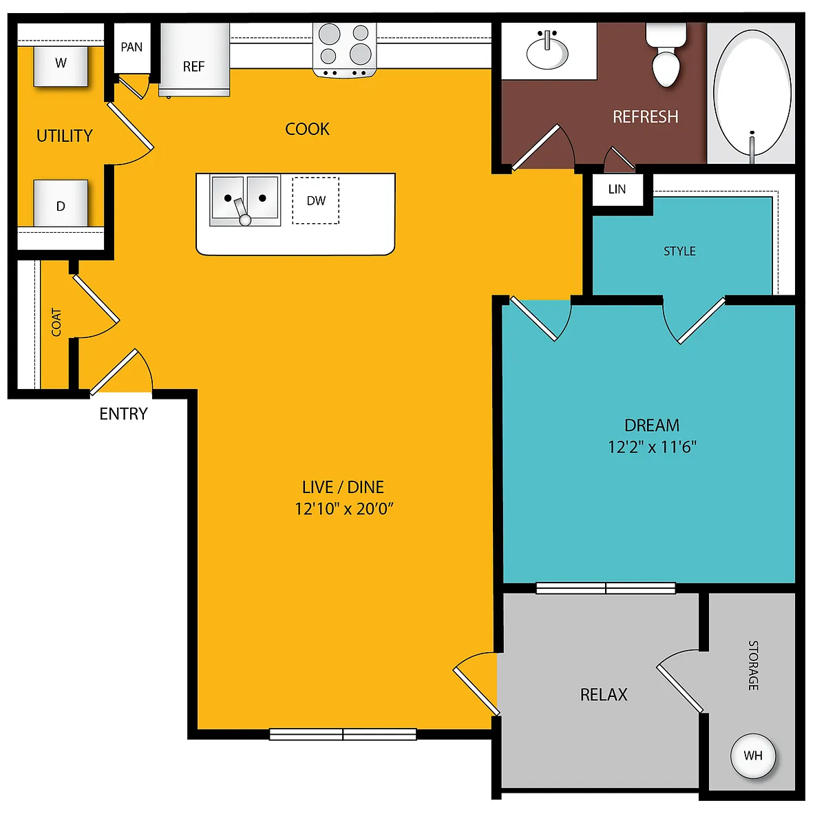 Floor plan A2