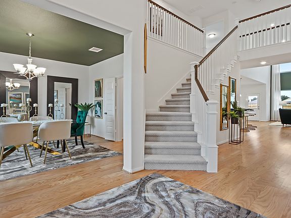 Foyer and dining room