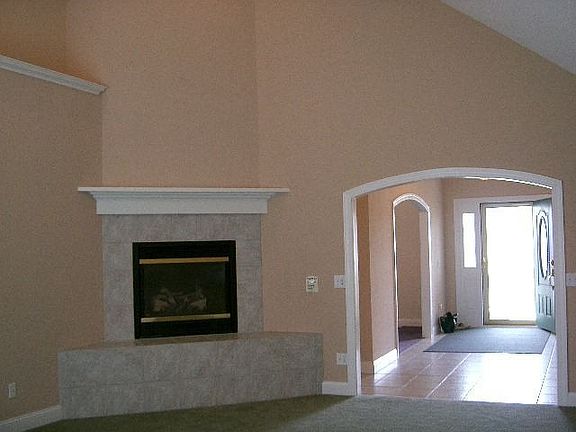 Cathedral Great Room with Gas Fireplace