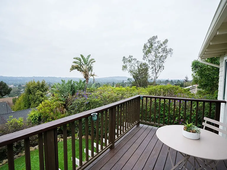 Porch over looking Mesa and Ocean