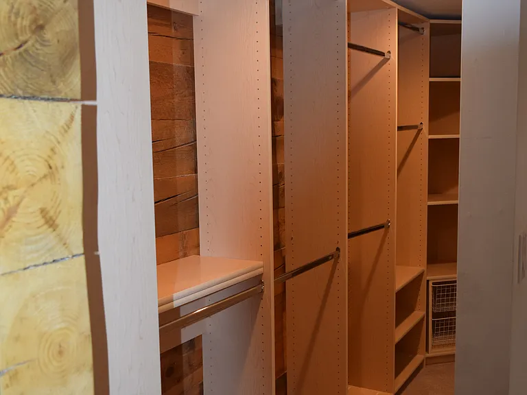 Walk-in closet Master bedroom