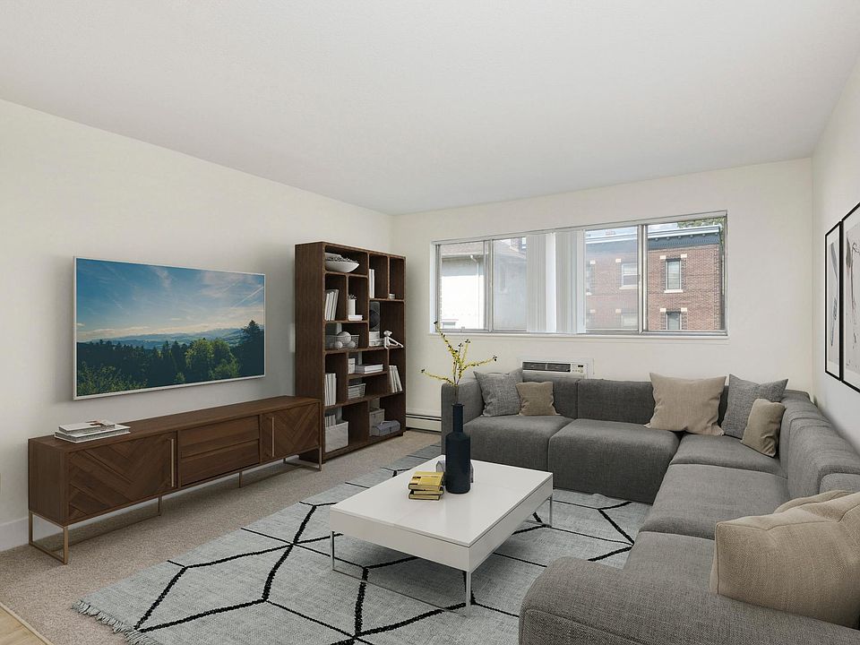 Virtually staged Living Room