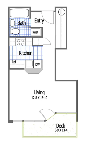 Floor plan Studio
