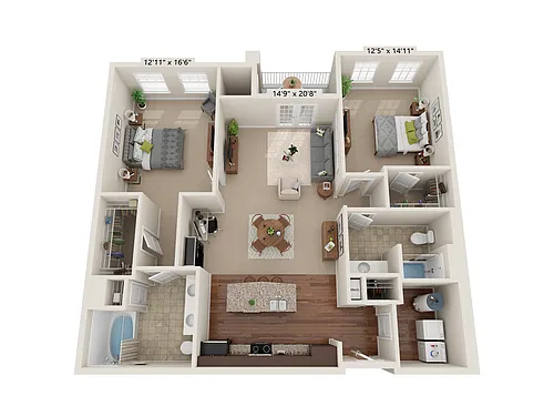 Floor plan Serenity