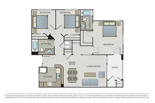 Floor plan Il Bergamo