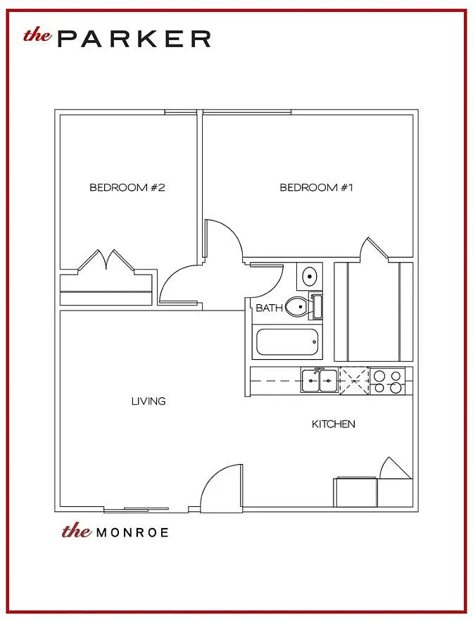Floor plan The Monroe