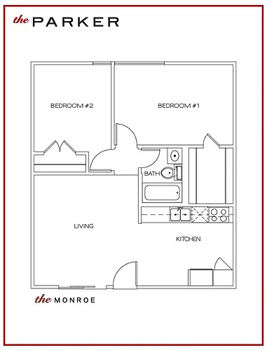 Floor plan The Monroe