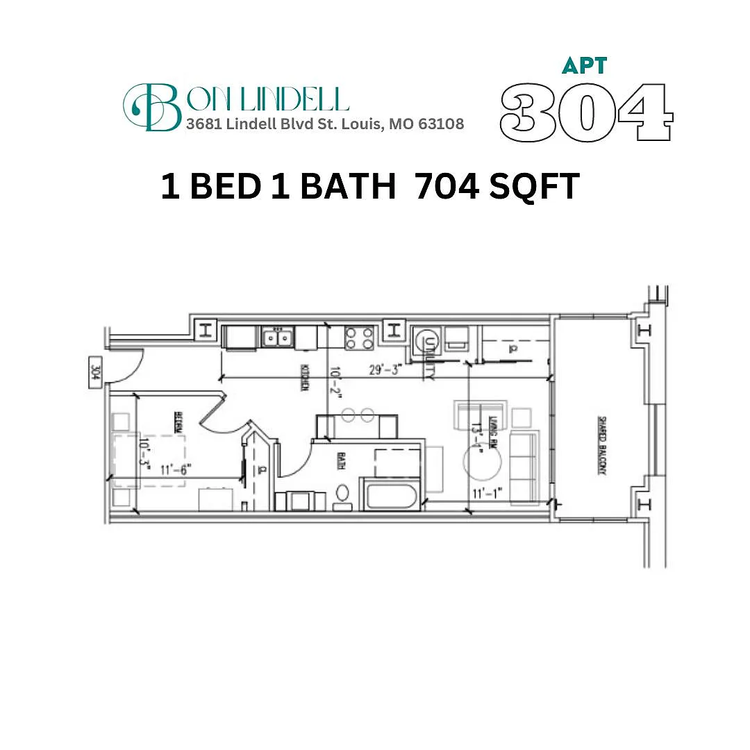 Floor plan 304