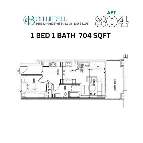 Floor plan 304