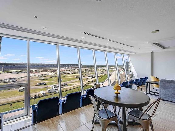 View of living & motor-speedway